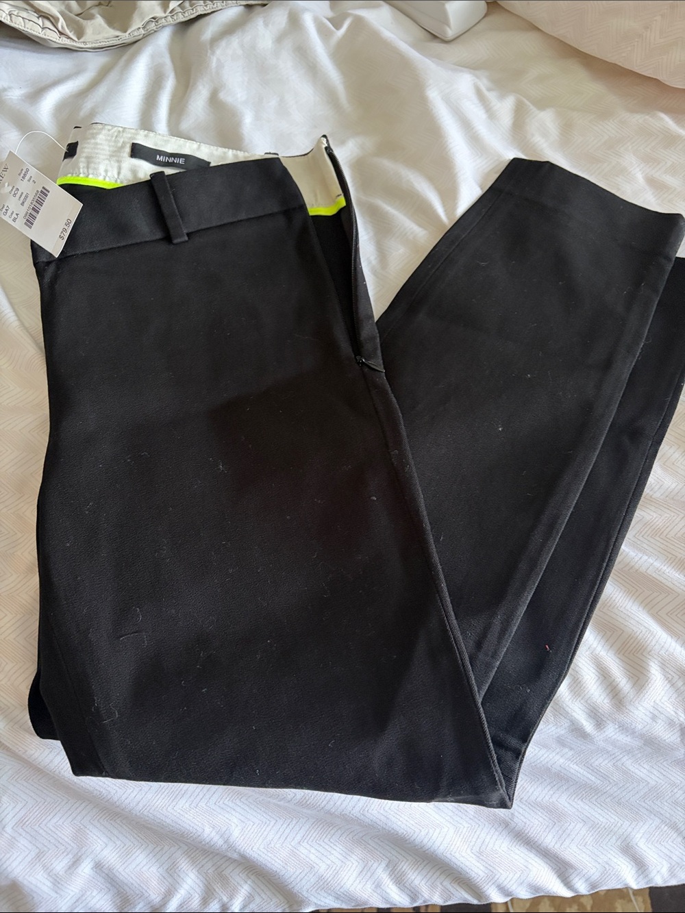 J Crew Minnie Black Dress Pants - Straight Ankle - 2